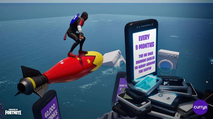 Fortnite Collaborates with Currys to Inspire Gen Z Players in Combating E-Waste Image 1