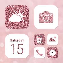 Wow Rose Glitter Icon Pack APK