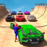 Superhero Car: Mega Ramp Games APK