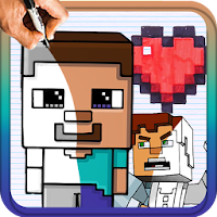 How to draw Minecraft Characters by Drawings Apps APK