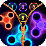 Fidget Spinner Zipper Lock Scr APK