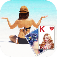 Solitaire Beach Yoga Theme APK