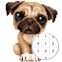 Unicorn Pug - Color By Number & Pixel No Draw APK