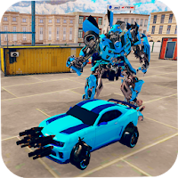 Futuristic US Robot Car Transformation War Battle APK