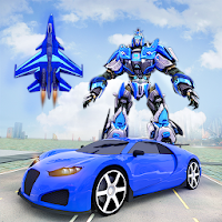 Police Air Jet Multi Robot Shooting Game APK