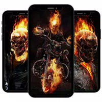 Flame Skull Wallpaper HD APK