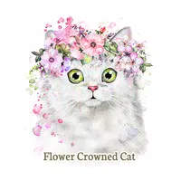 Flower Crowned Cat Theme APK