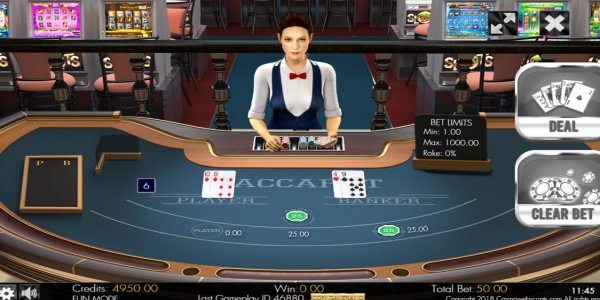 Casino Games Baccarat Topic