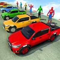 Superhero Car Stunt Ramp Car  APK