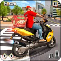 Pizza Delivery Boy Bike Games  APK