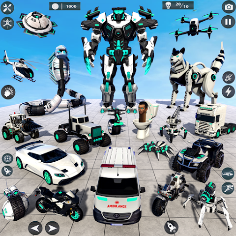 Ambulance Robot Transform Game APK