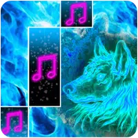 Arctic Piano Wolf Tiles Ice Blue Fire Music Songs  APK