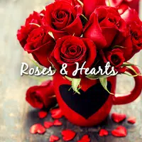 Cute wallpaper-Roses & Hearts APK