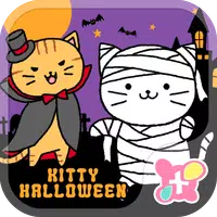 Cute Theme-Kitty Halloween- APK